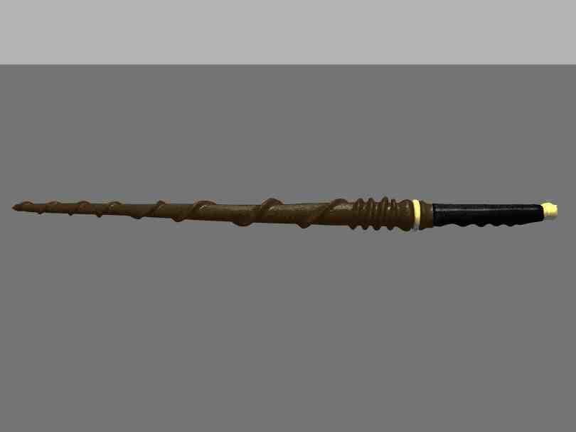Piece Together Wand Free 3D model_5