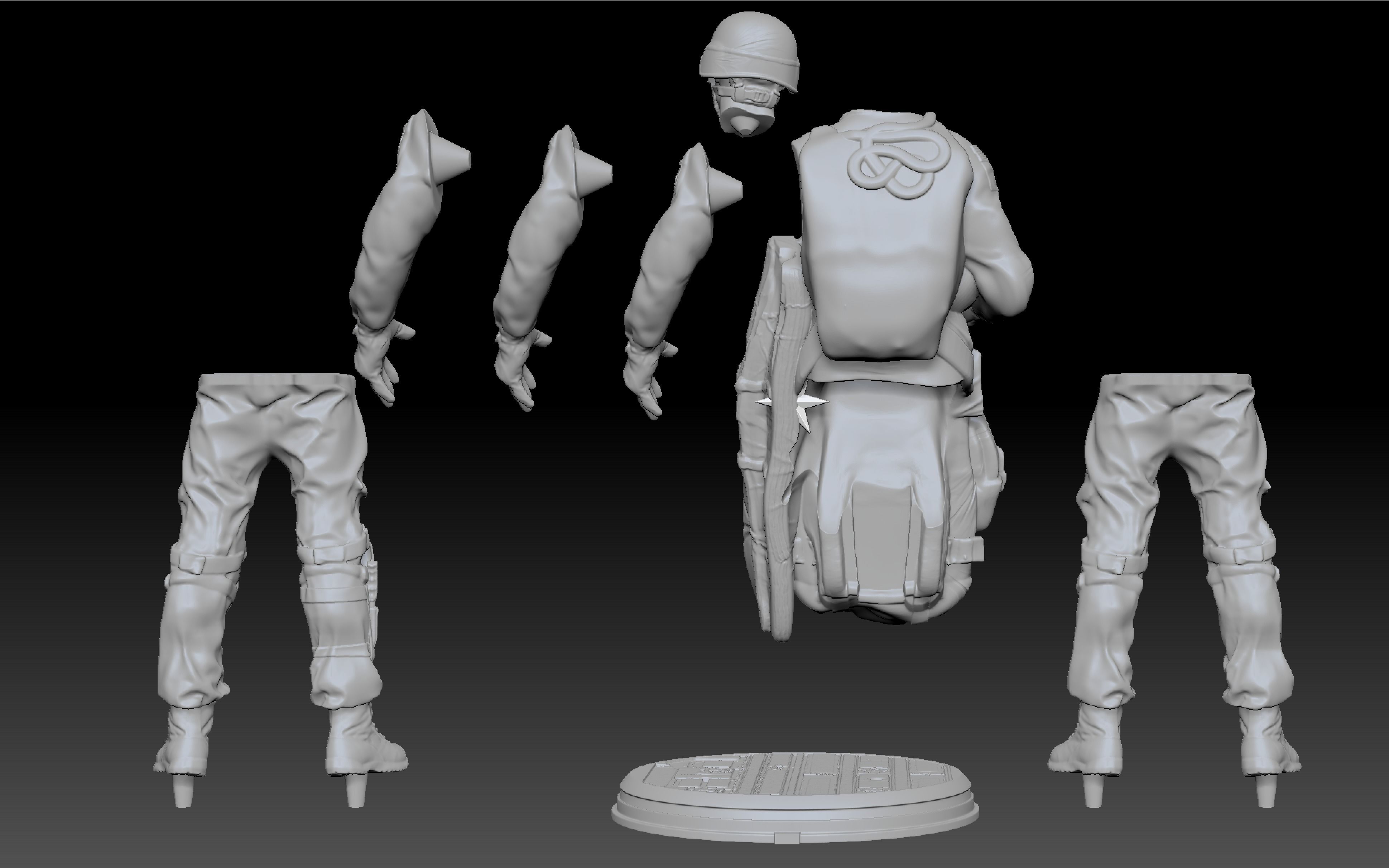 US Army Paratrooper 3d Print Kit 3D print model_6