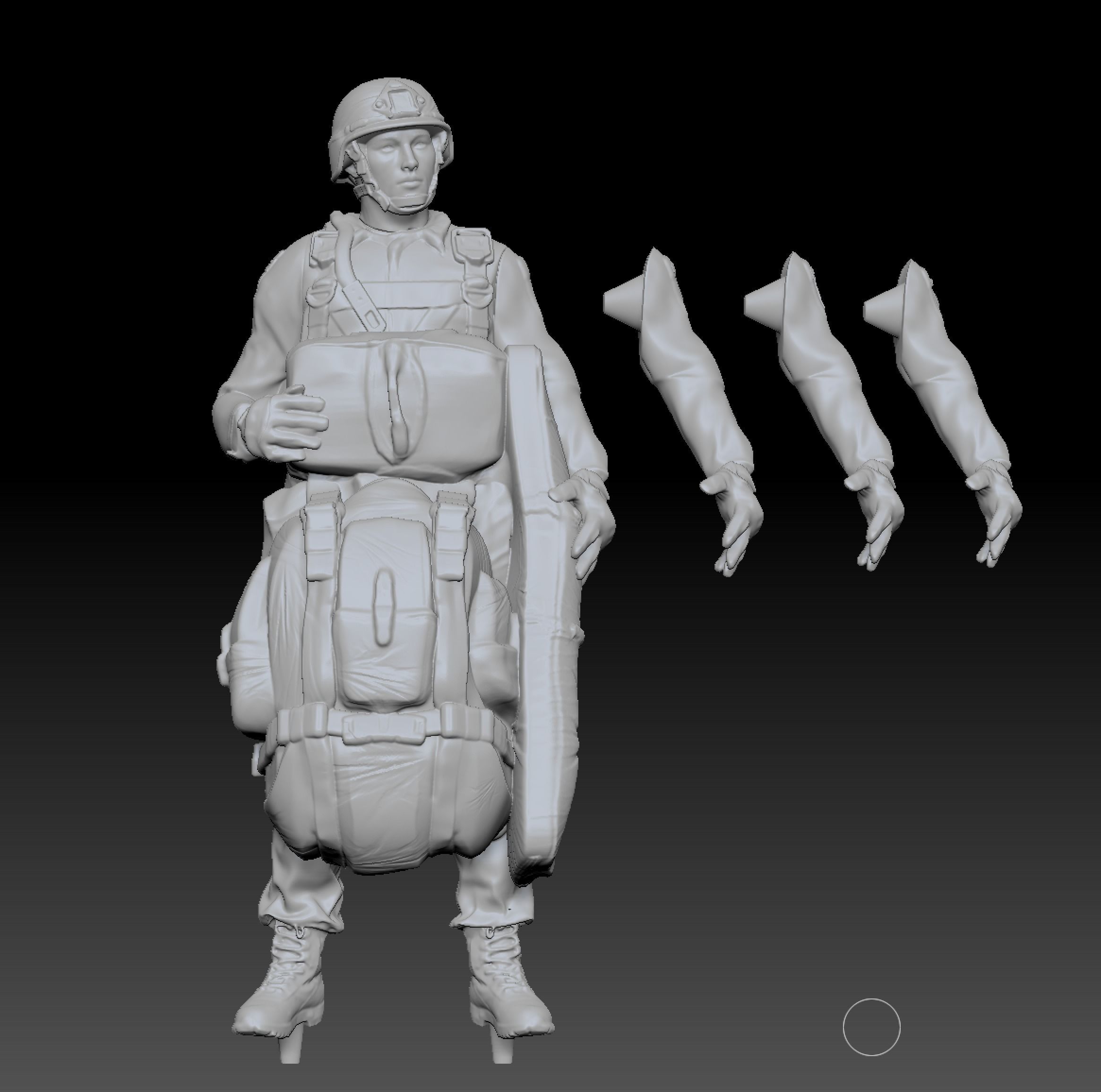 US Army Paratrooper 3d Print Kit 3D print model_8