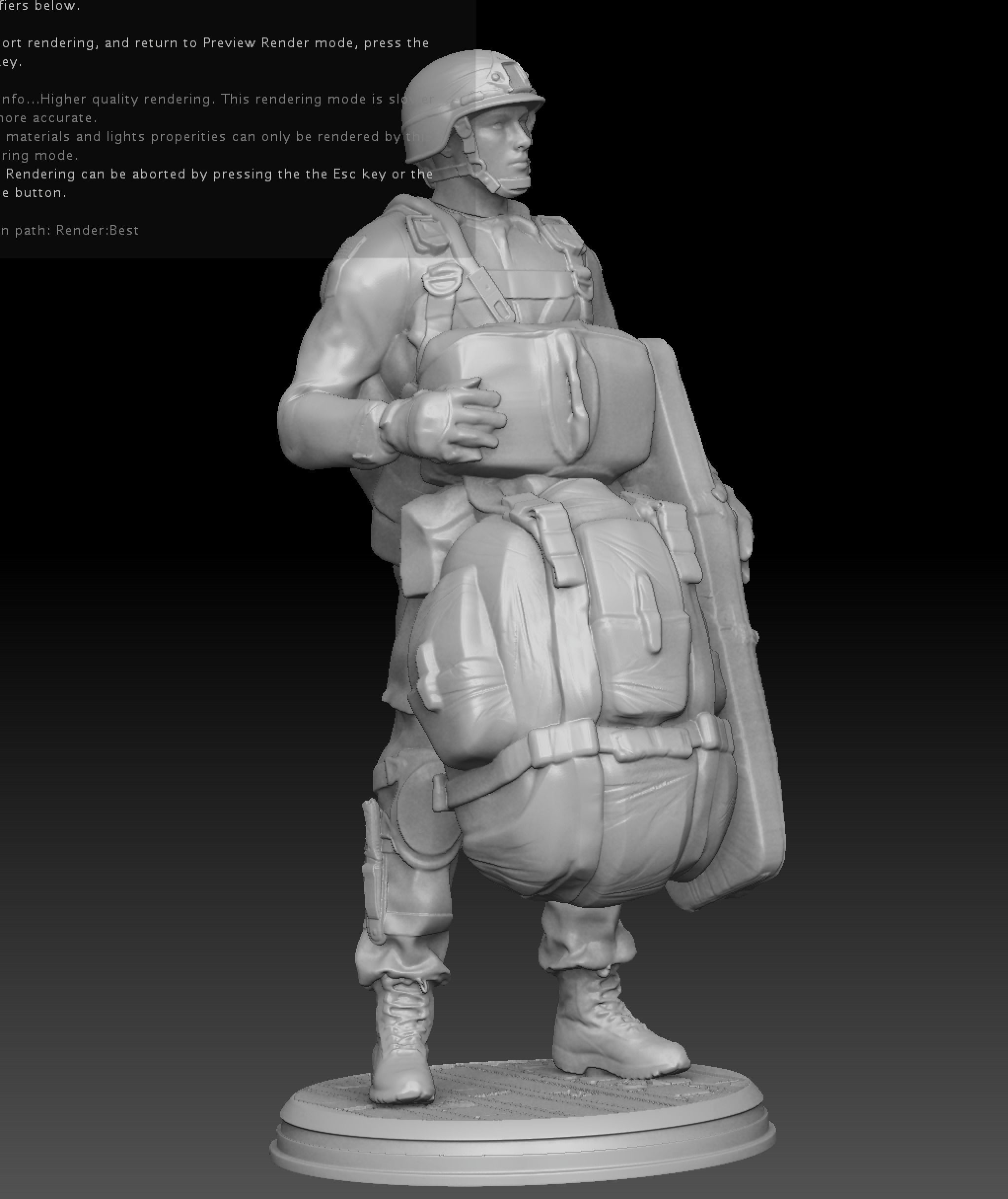US Army Paratrooper 3d Print Kit 3D print model_5