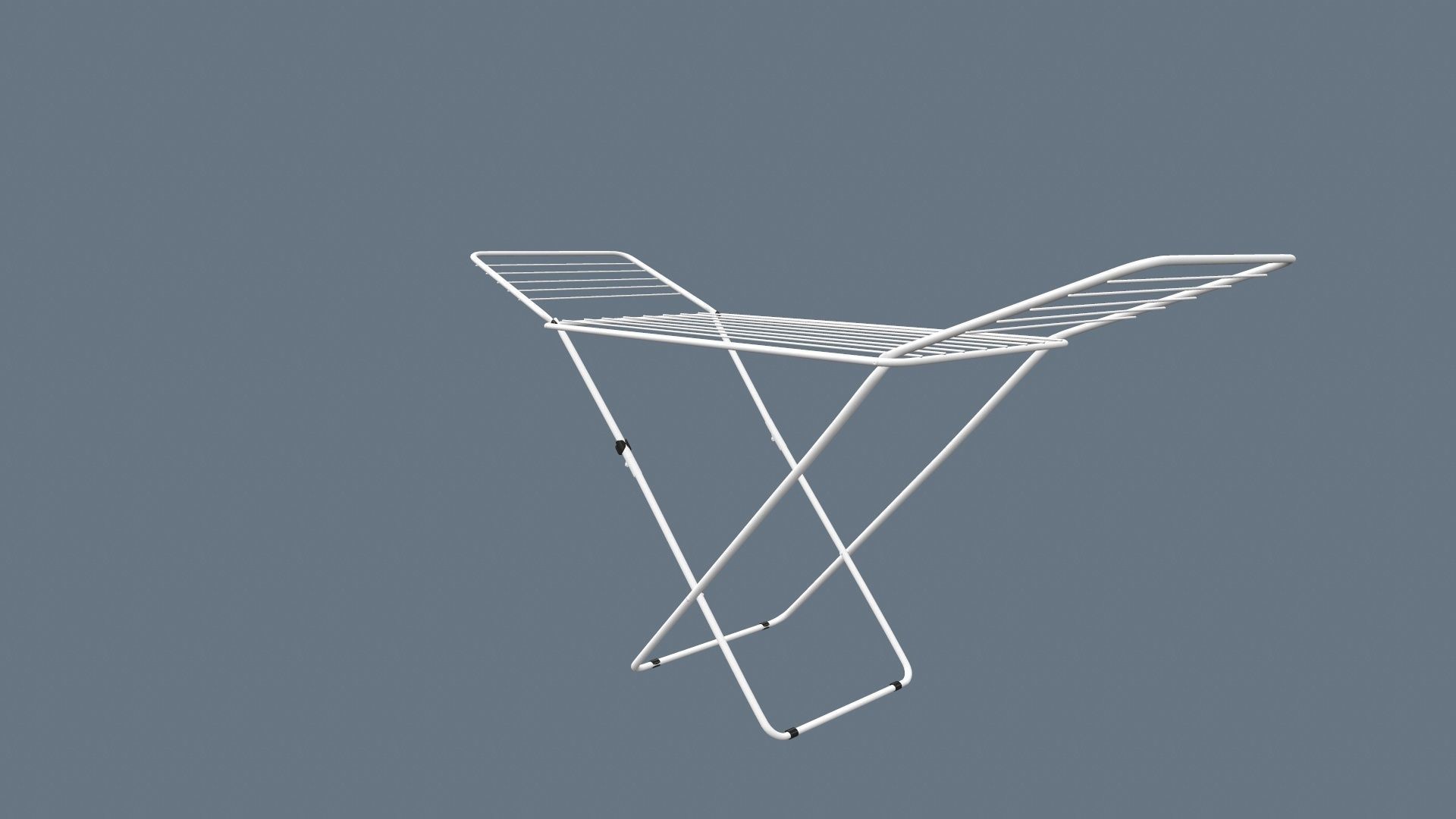 Clothes Drying Stand 3D model_12