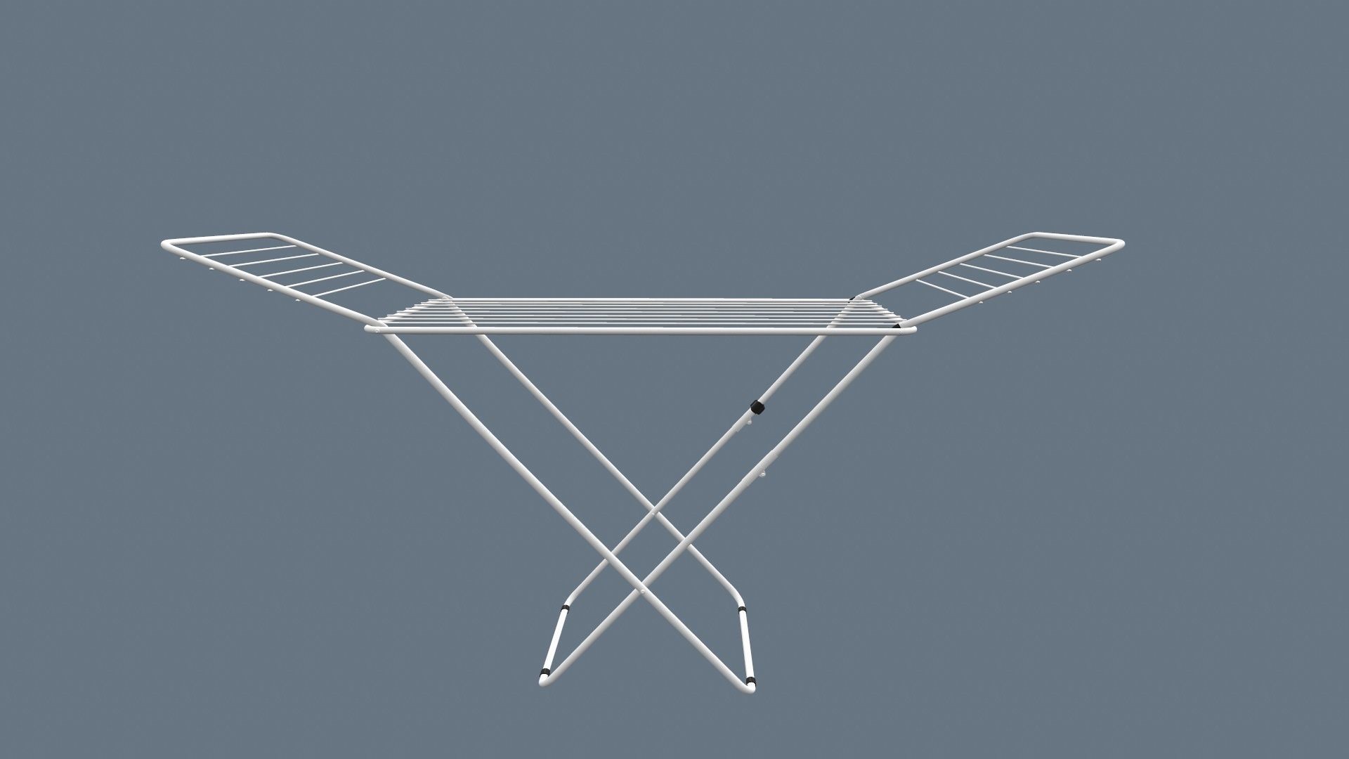 Clothes Drying Stand 3D model_9