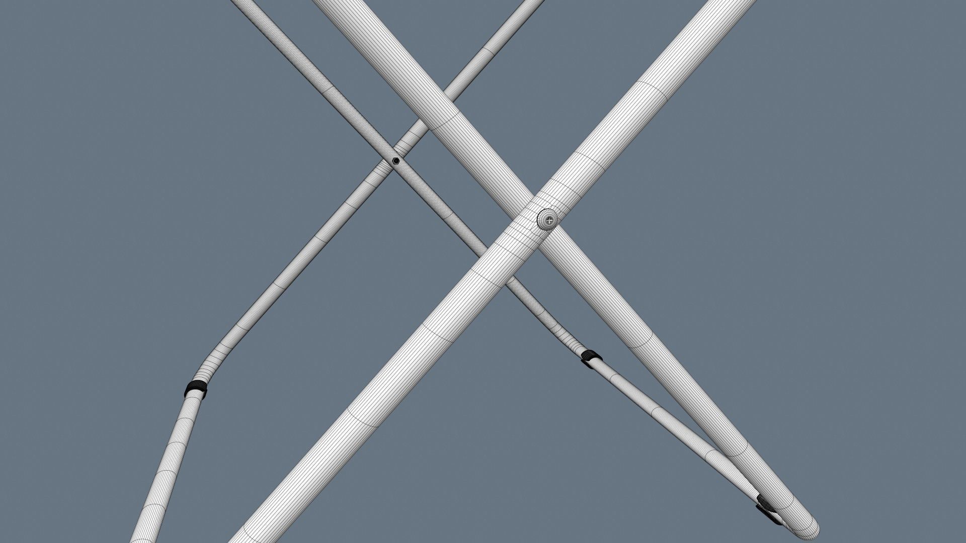 Clothes Drying Stand 3D model_18