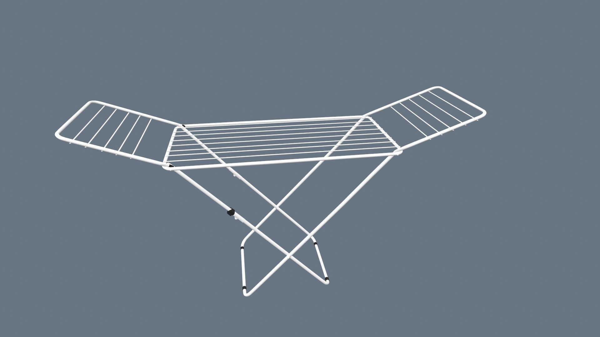 Clothes Drying Stand 3D model_15