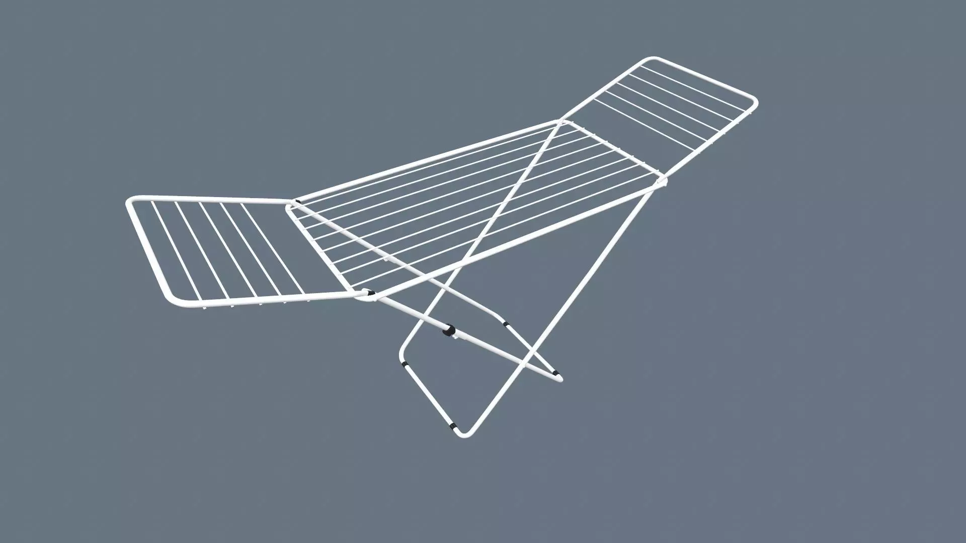 Clothes Drying Stand 3D model_0