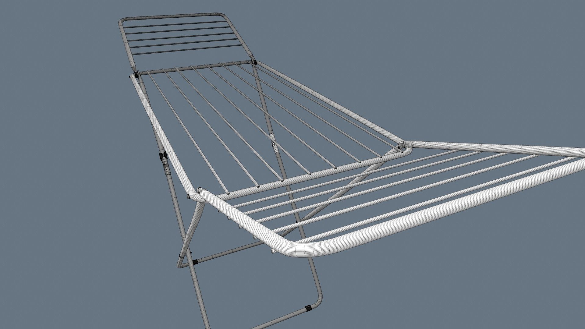 Clothes Drying Stand 3D model_19