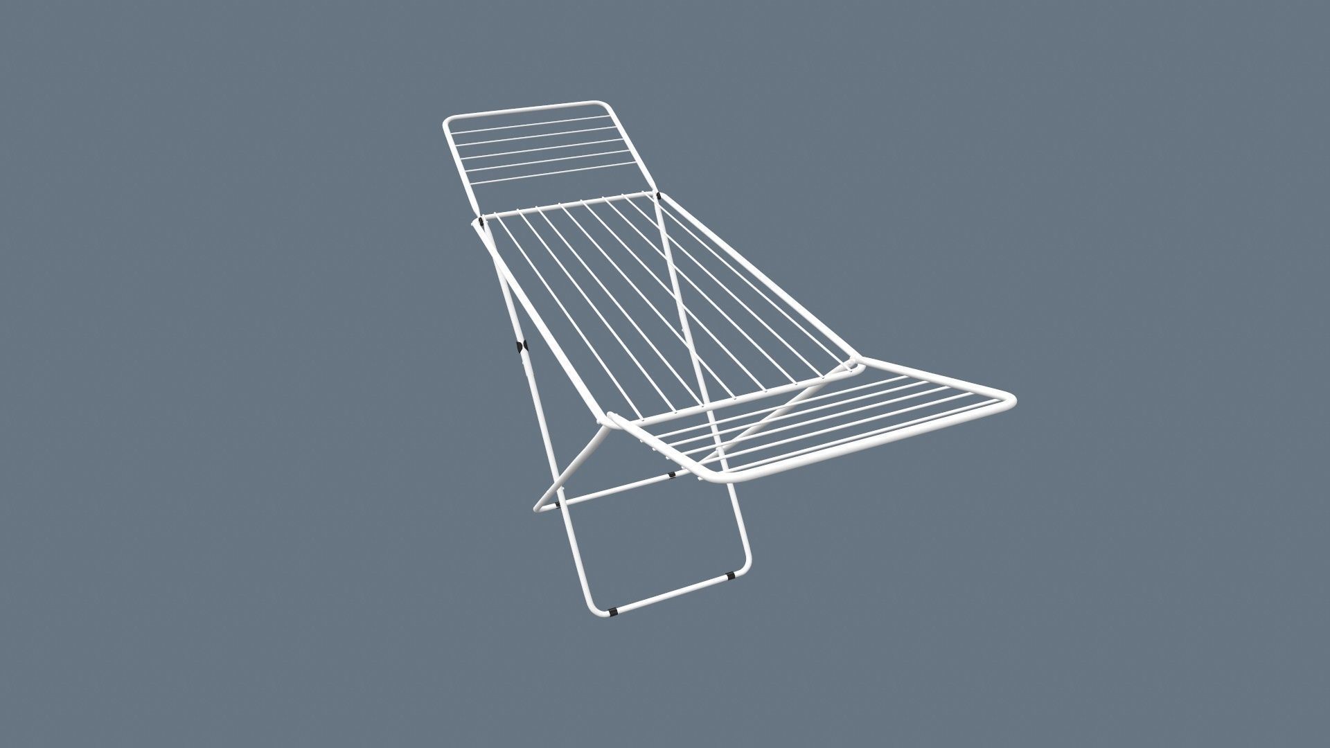 Clothes Drying Stand 3D model_4