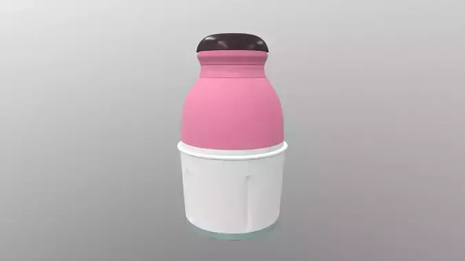 Grinder water bottle 3D model