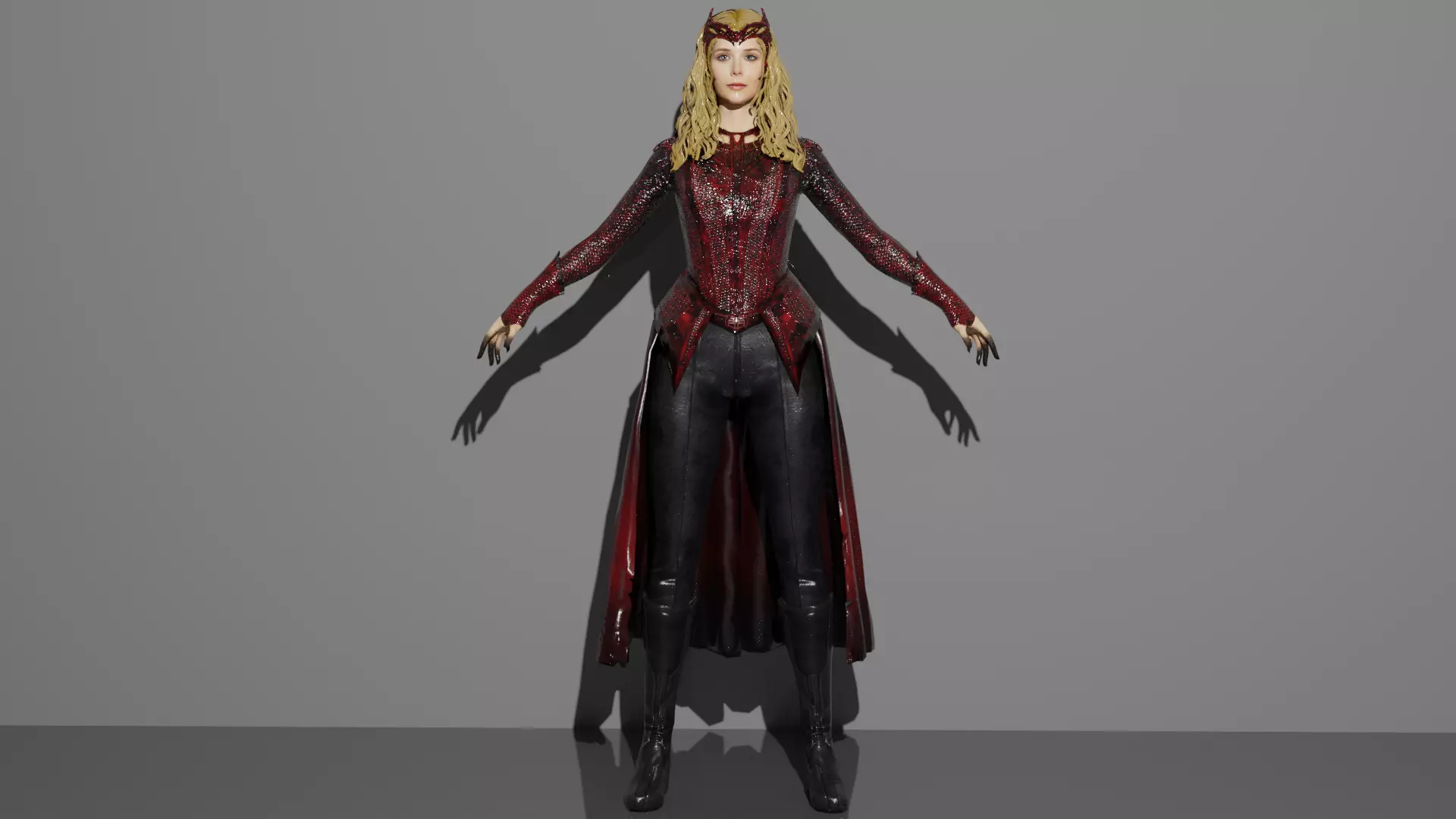 Scarlet Witch MCU 3D model_0