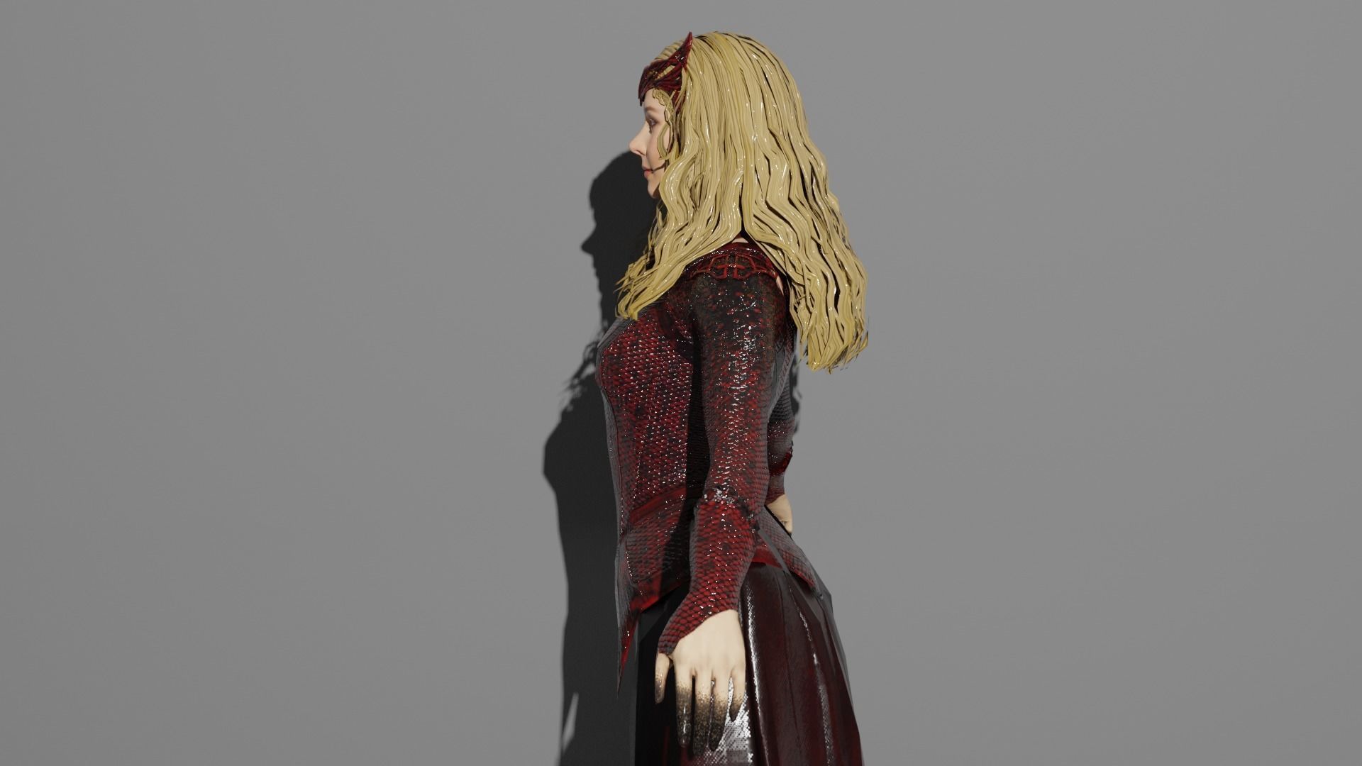 Scarlet Witch MCU 3D model_3