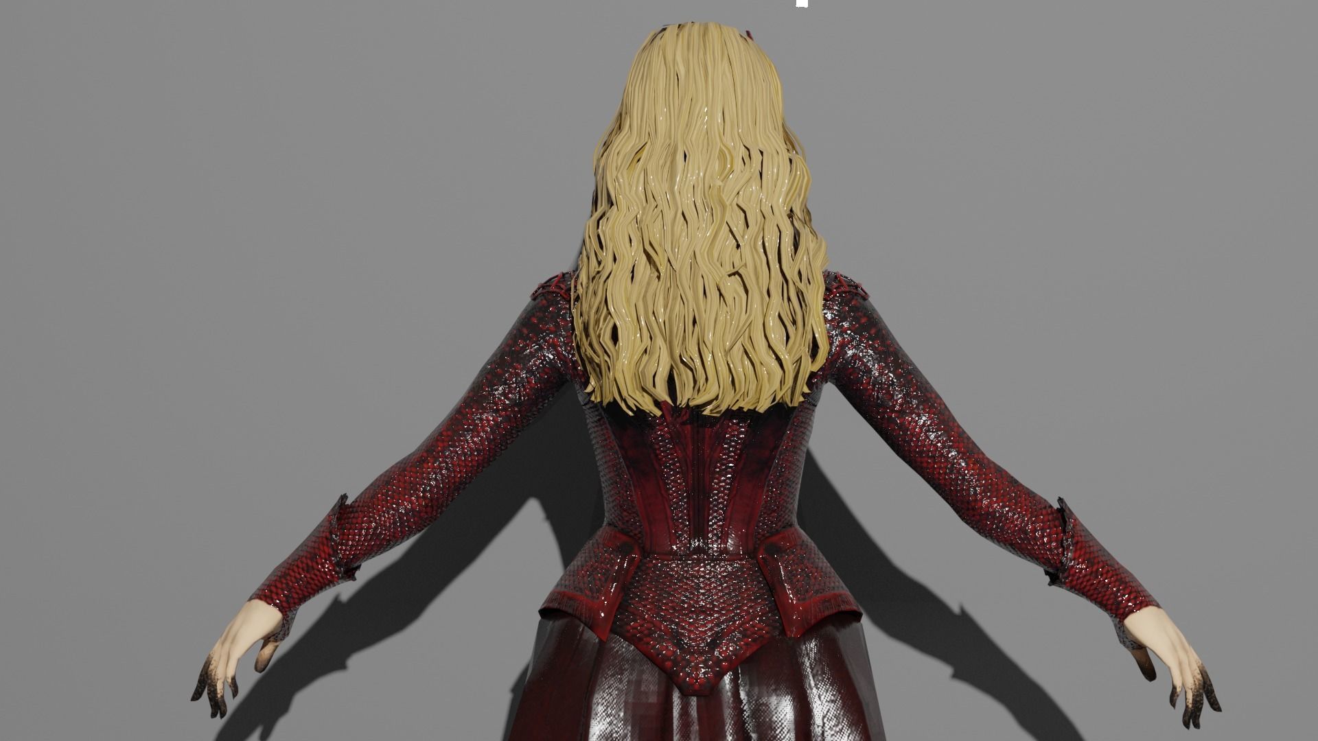 Scarlet Witch MCU 3D model_5