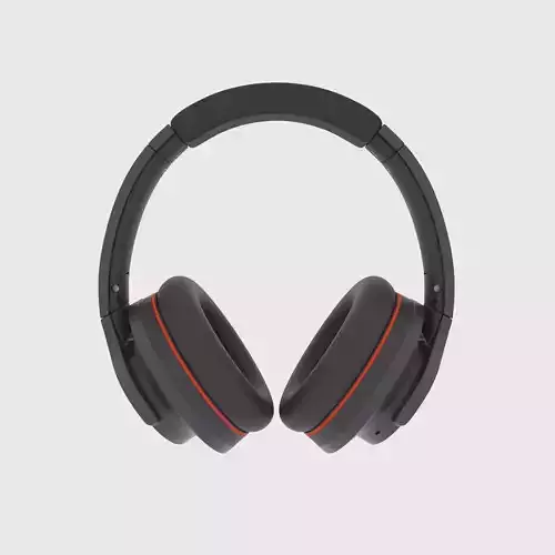 Headset sennheiser wireless headphones 3D model
