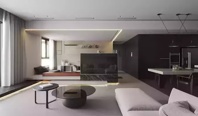 Apartment interior in Taiwan