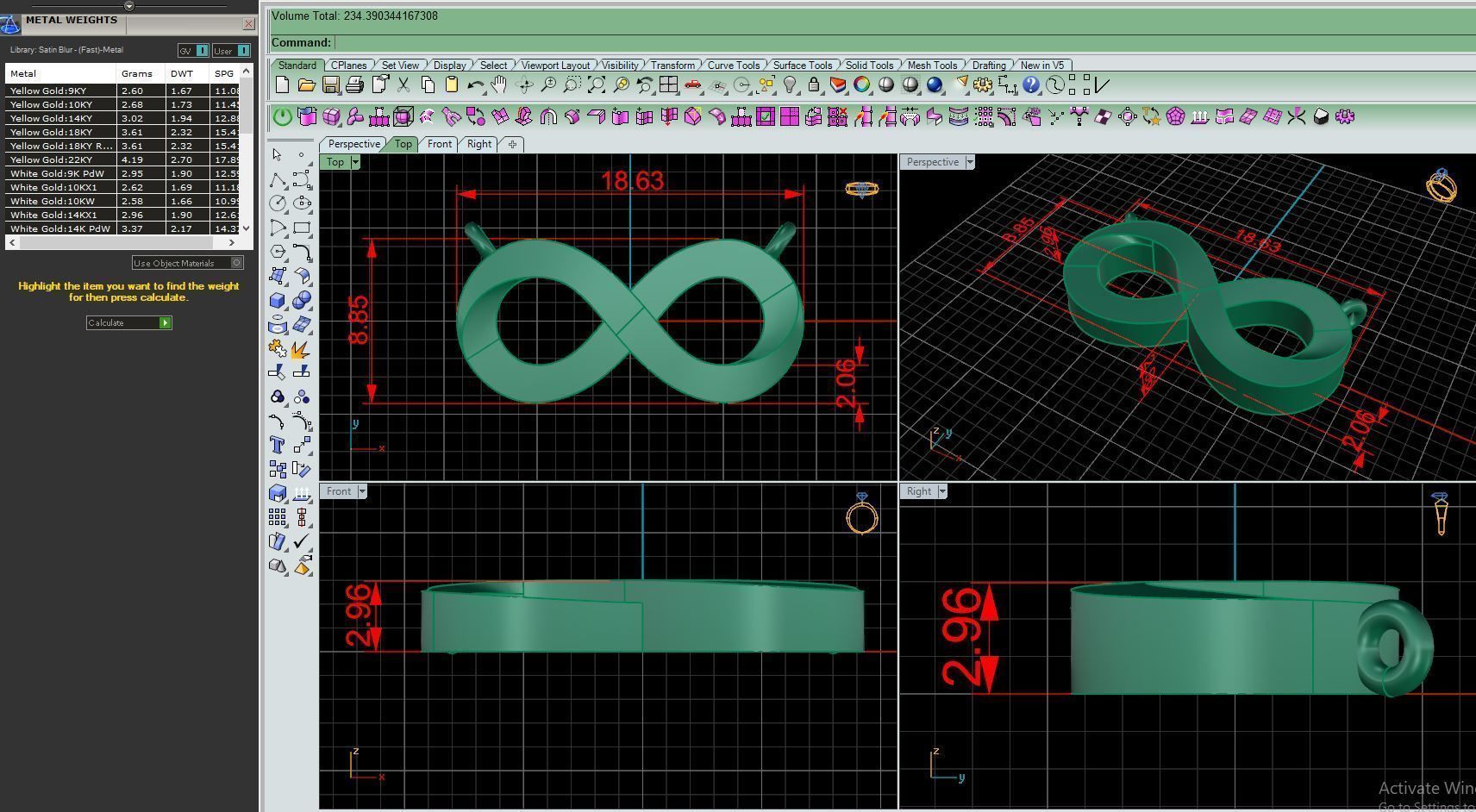 Pendant P10 The luxury female pendant 3D print model_6