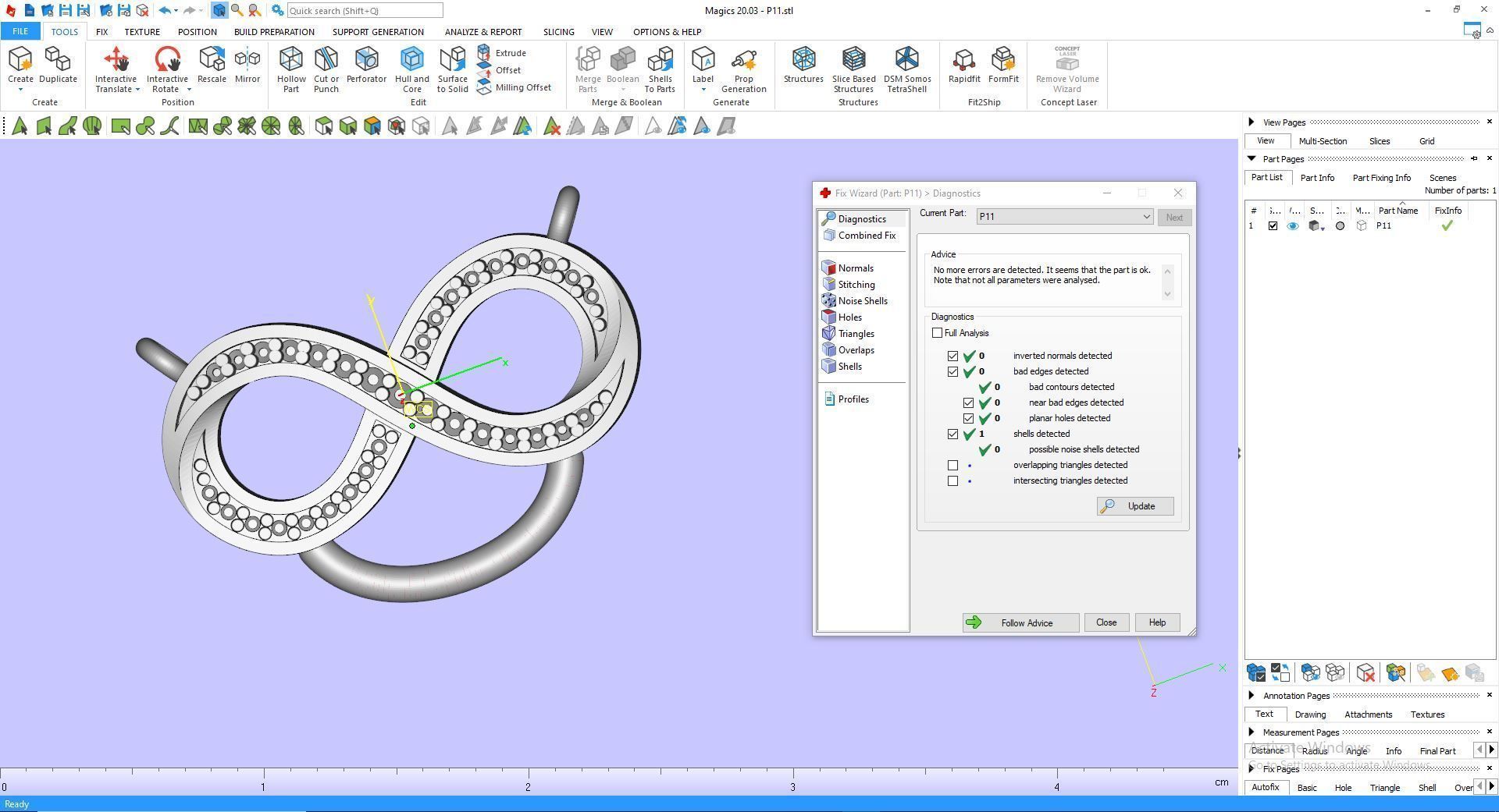 Pendant P11 The luxury female pendant with gem 3D print model_13
