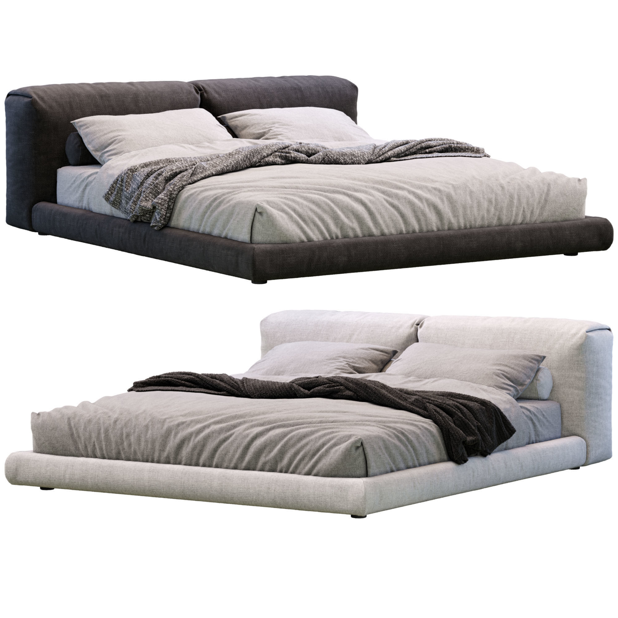 Bed Boca Lomo 3D model_5