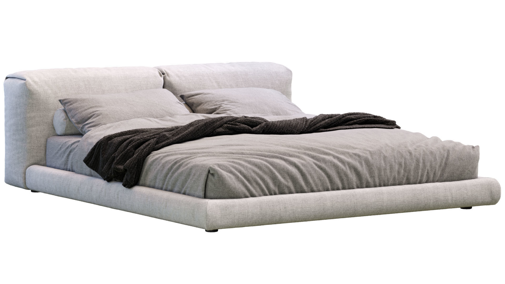 Bed Boca Lomo 3D model_3