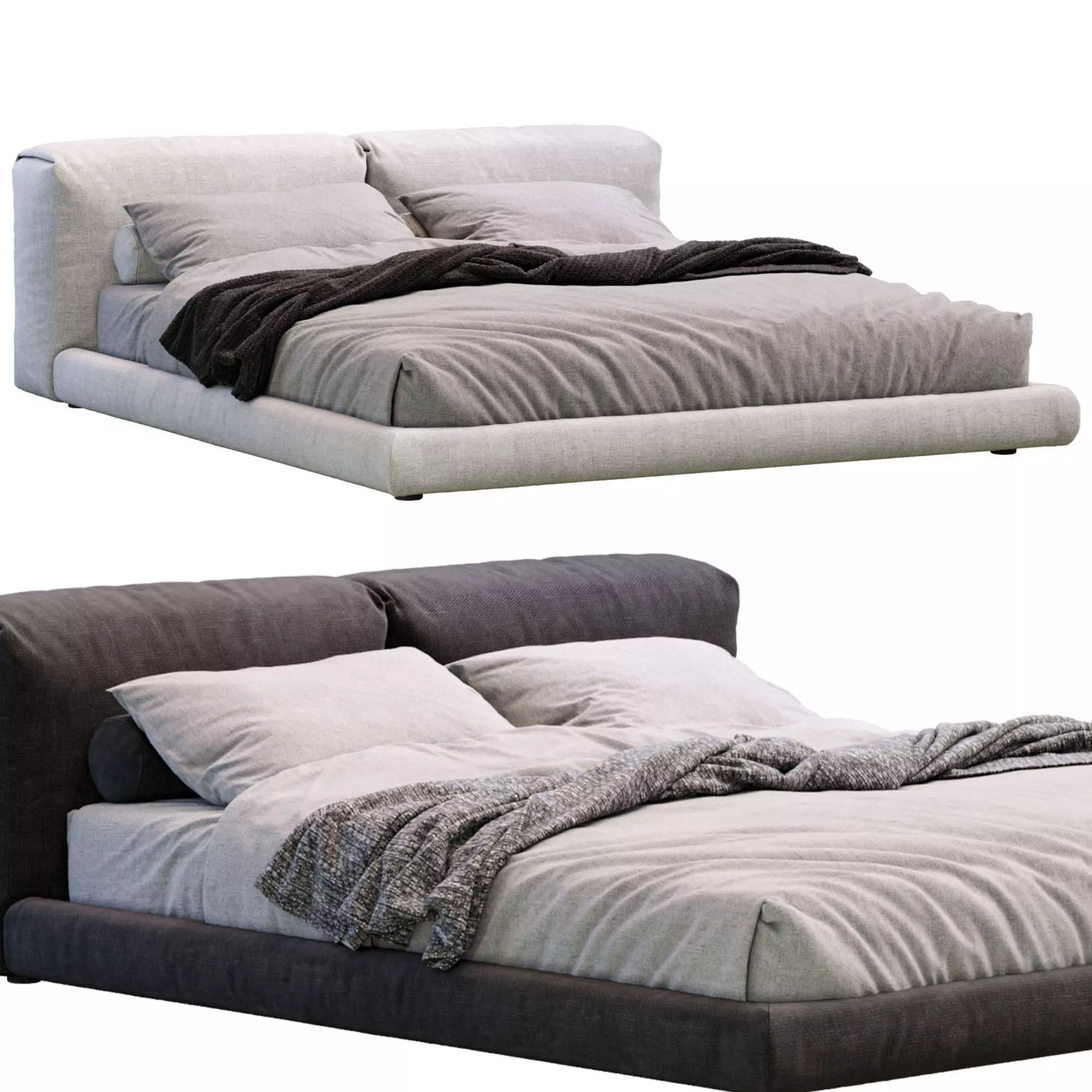 Bed Boca Lomo 3D model_0