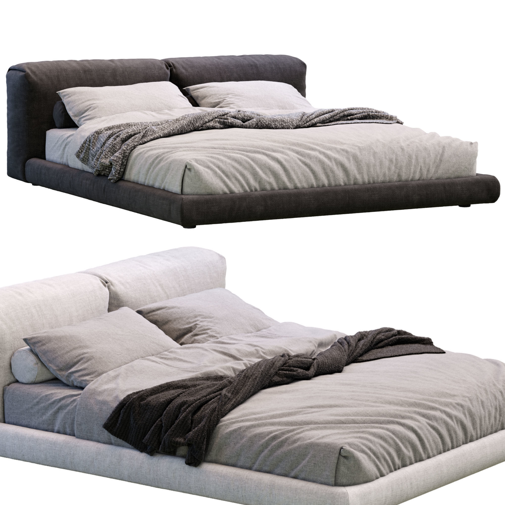 Bed Boca Lomo 3D model_4