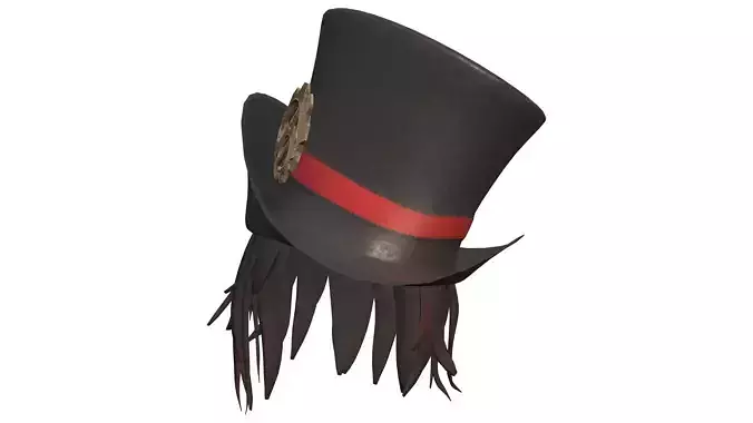 Steampunk Hat With Hair