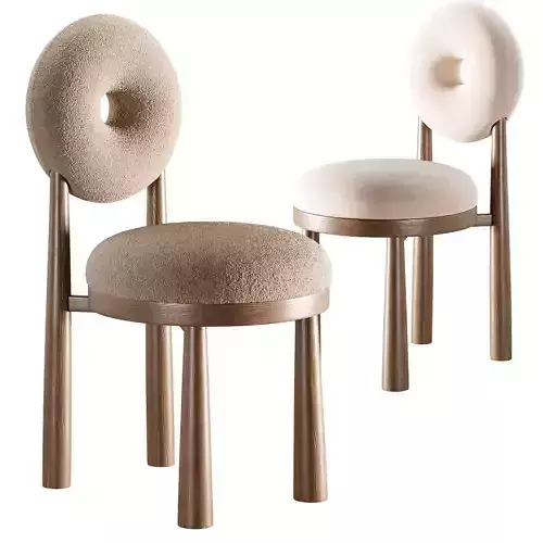 BABA Chair Low-poly 3D model