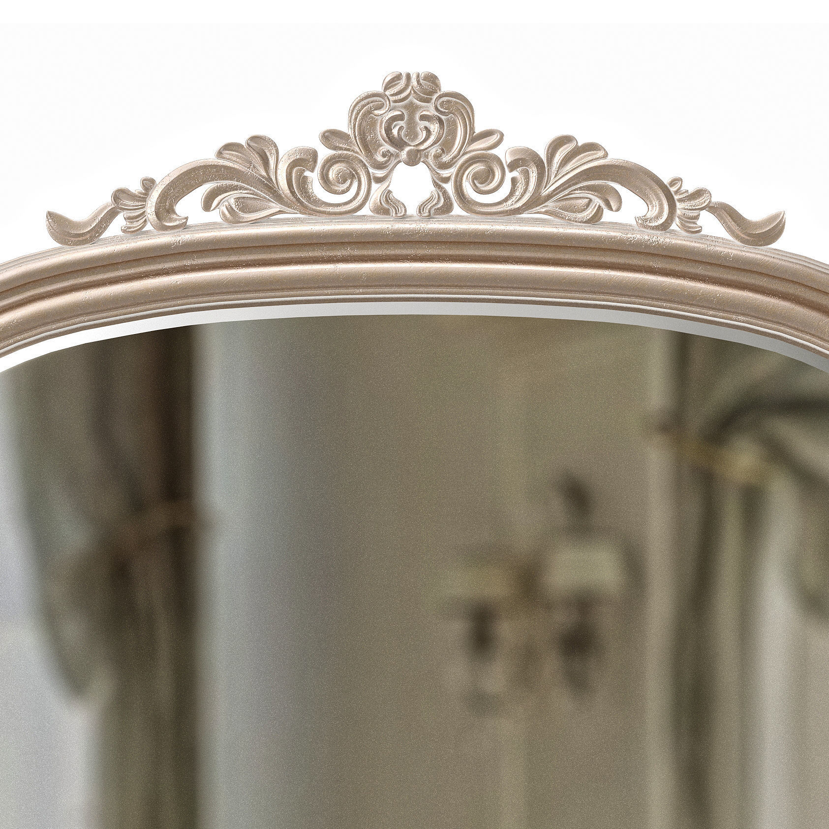 selectmirrors dayton overmantel mirror 3D model_12