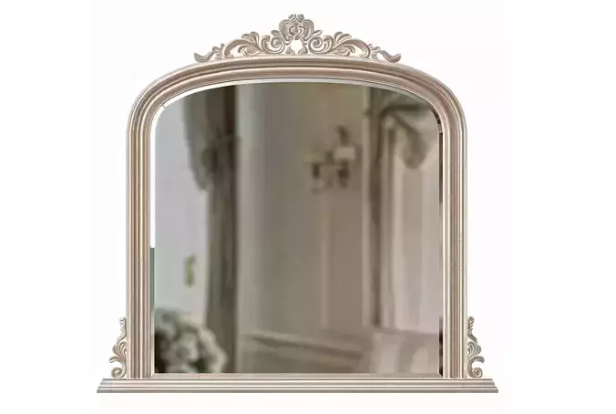 selectmirrors dayton overmantel mirror