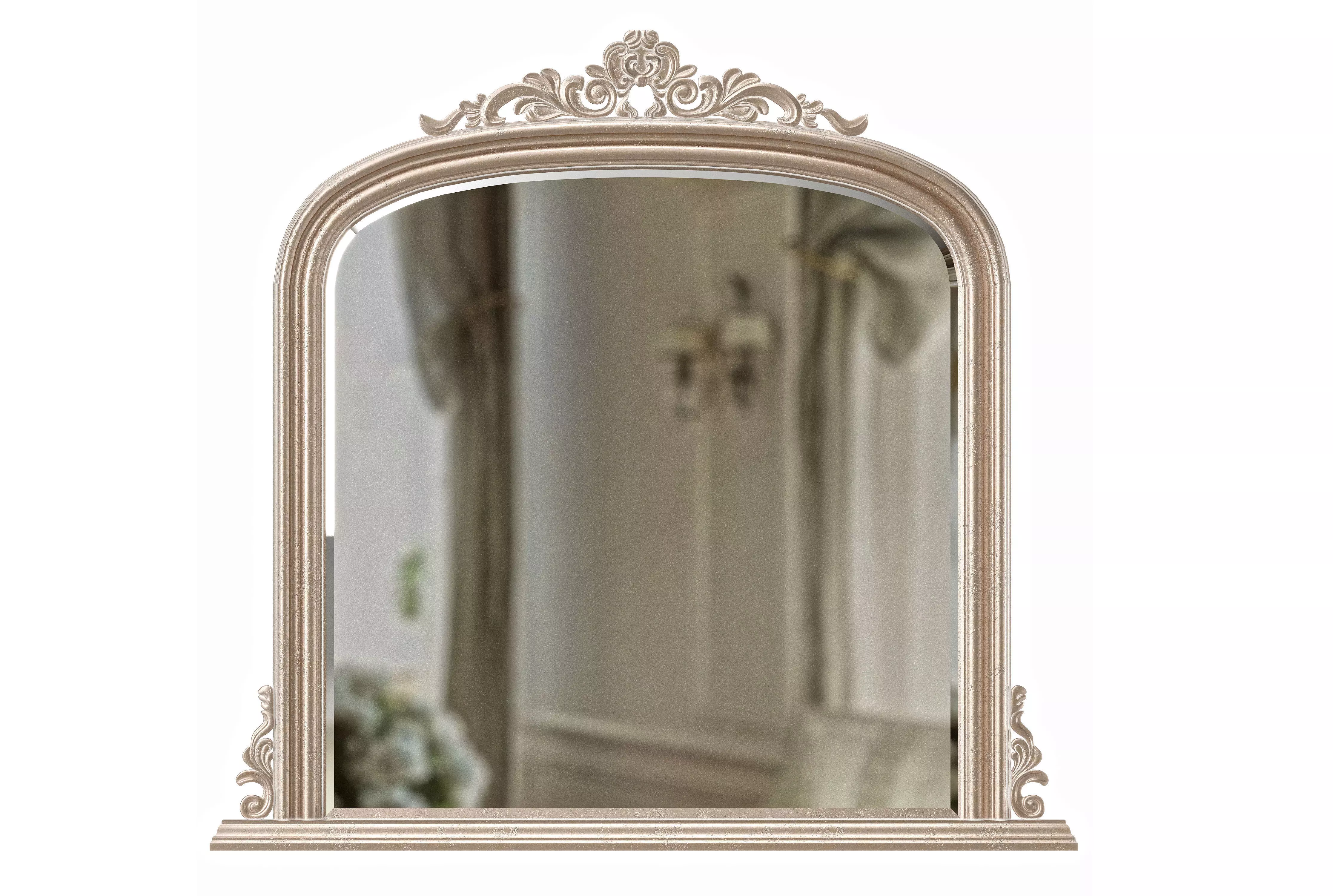 selectmirrors dayton overmantel mirror 3D model_0