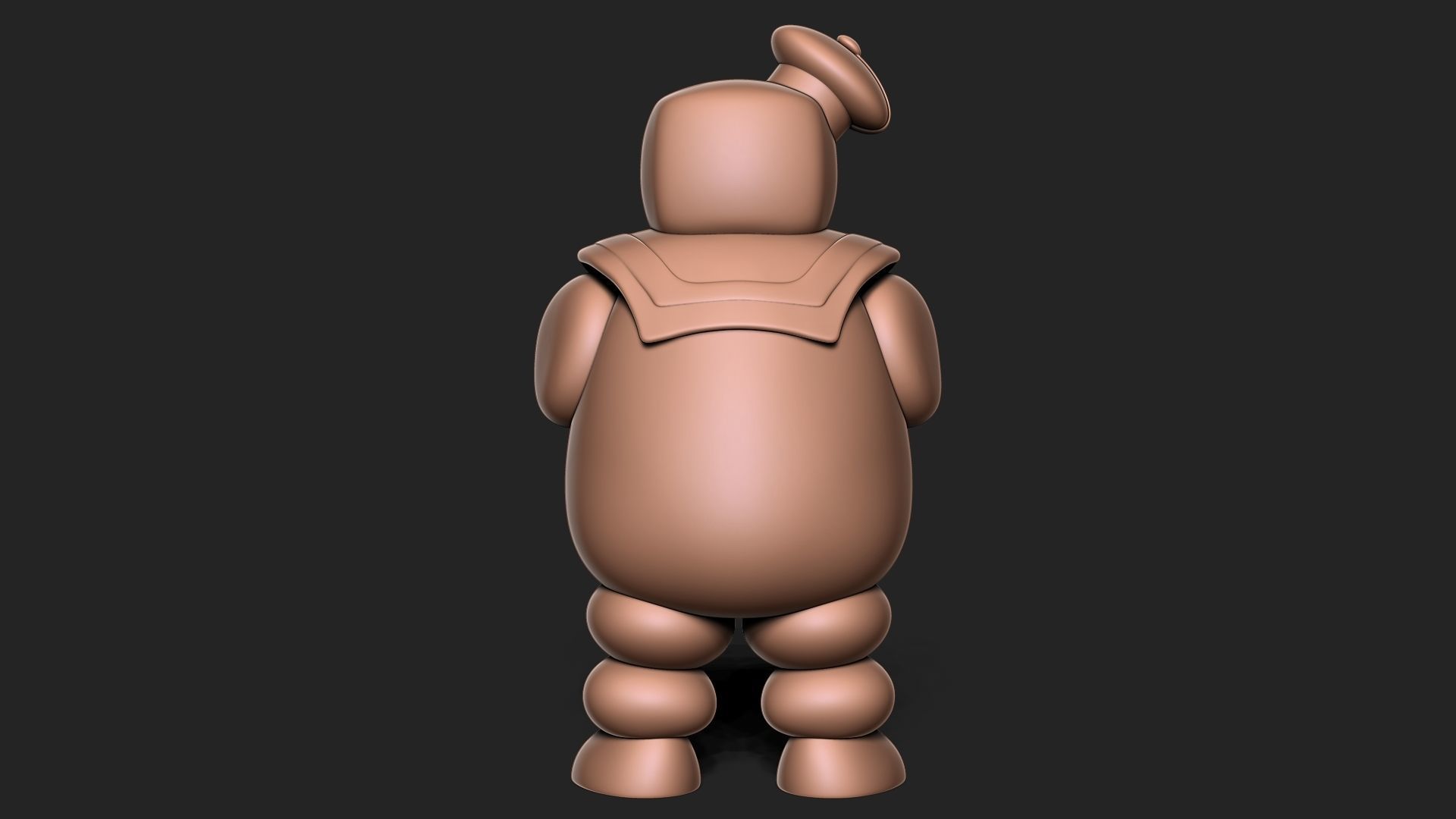 Stay Puft Marshmallow Man 3D print model_4