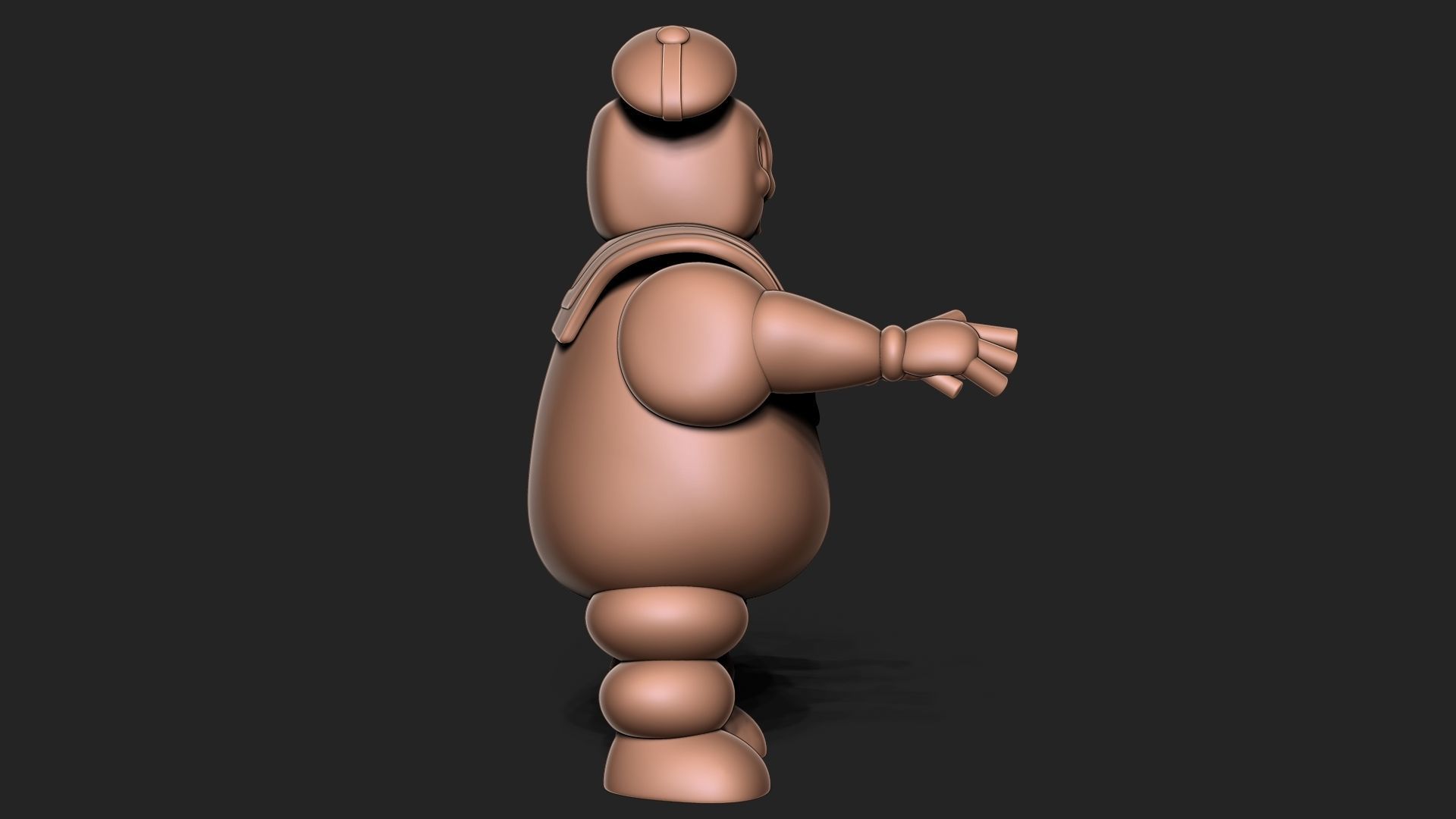 Stay Puft Marshmallow Man 3D print model_5