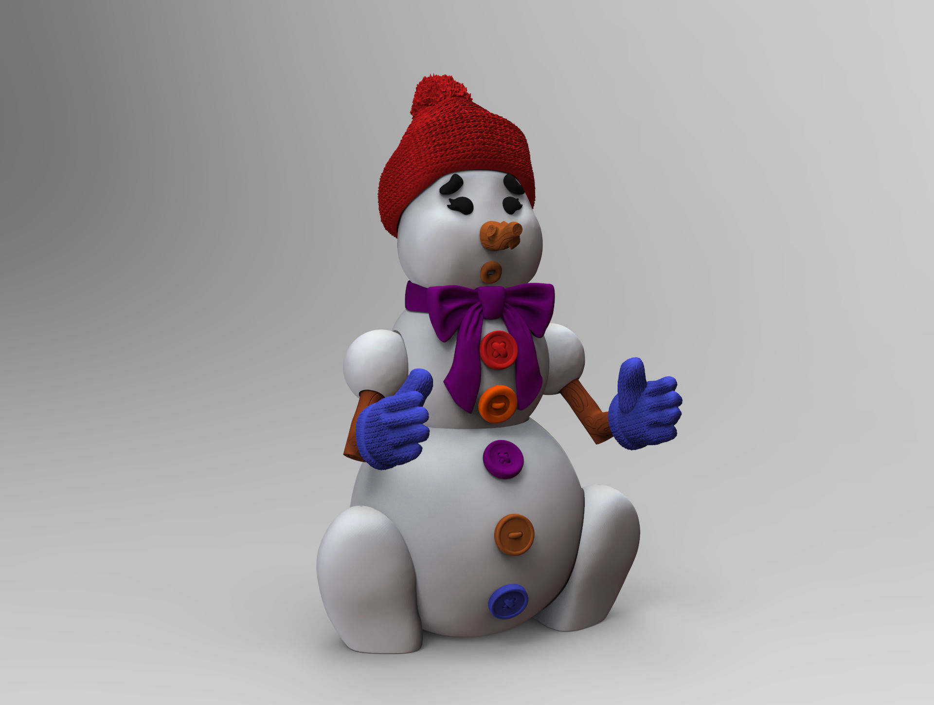 SNOWMAN - CONSTRUCTOR 3D print model_18
