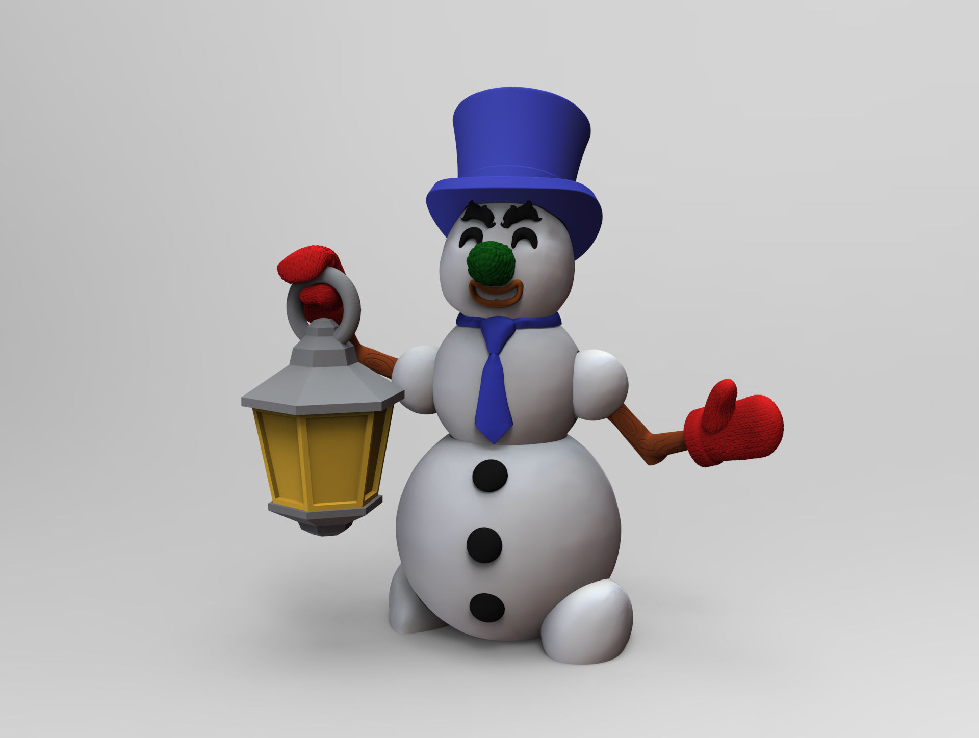 SNOWMAN - CONSTRUCTOR 3D print model_3