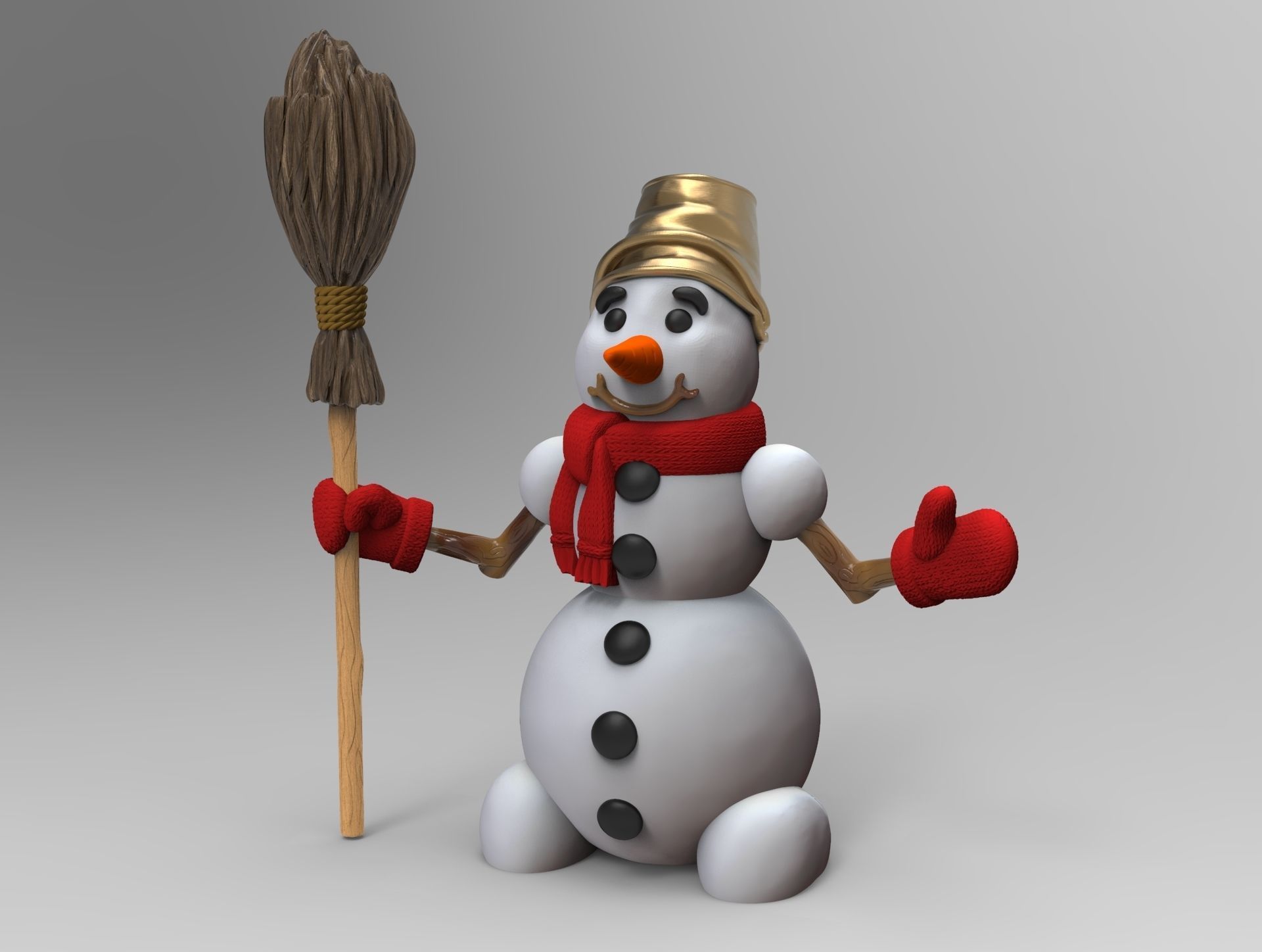 SNOWMAN - CONSTRUCTOR 3D print model_2