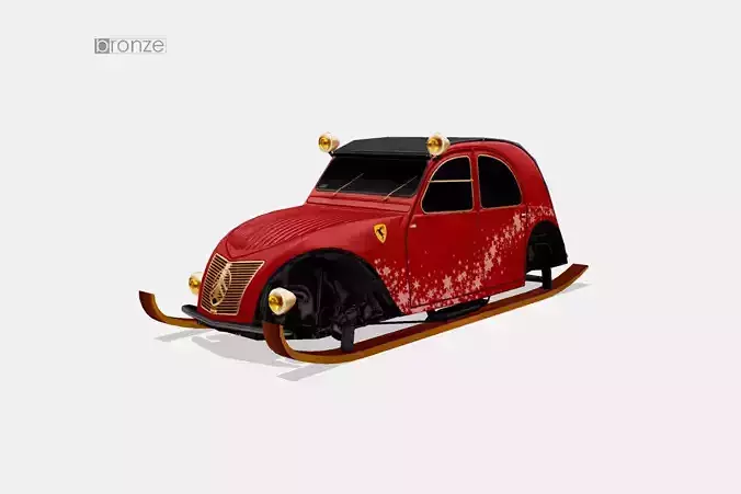 Citroen 2CV Xmas