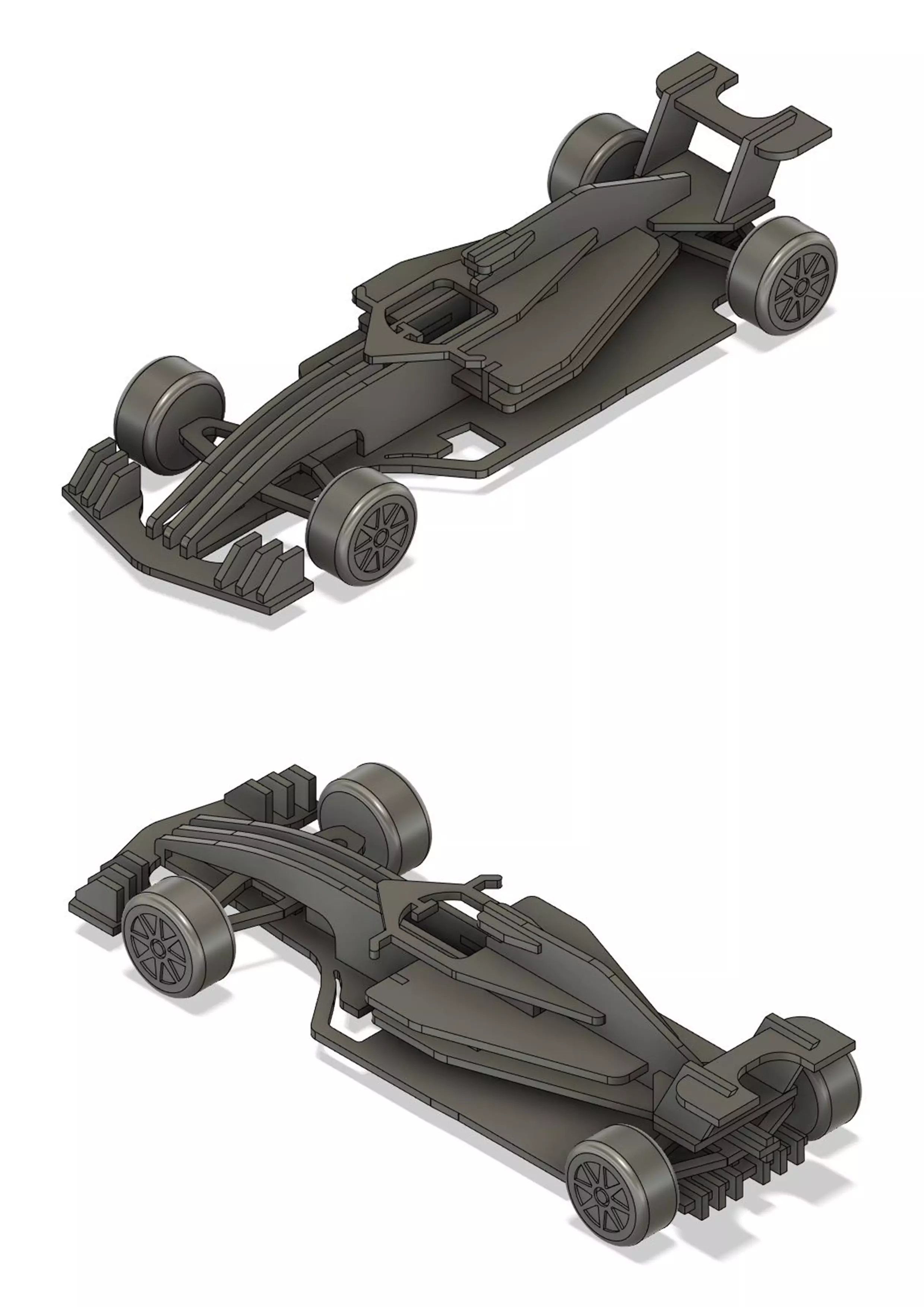 F1 Car Build Kit 3D print model_0