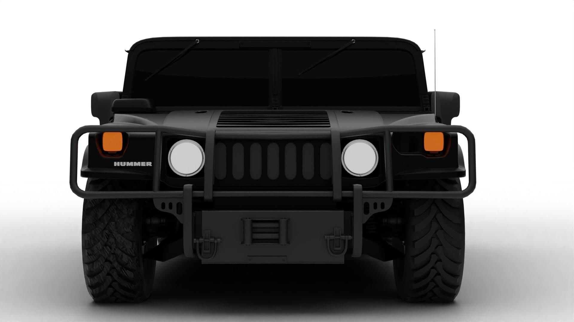 Hummer H1 3D model_6