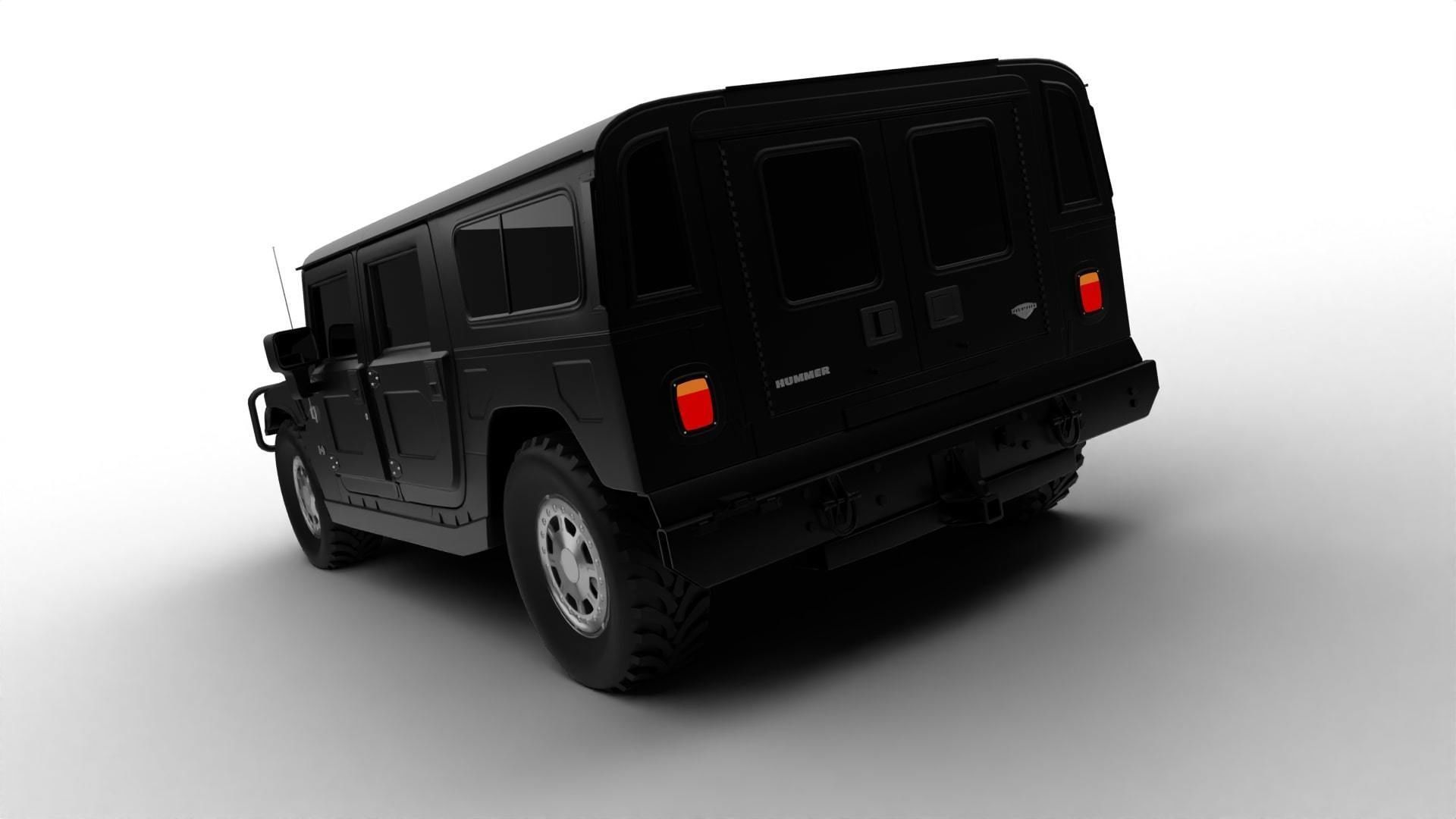 Hummer H1 3D model_3