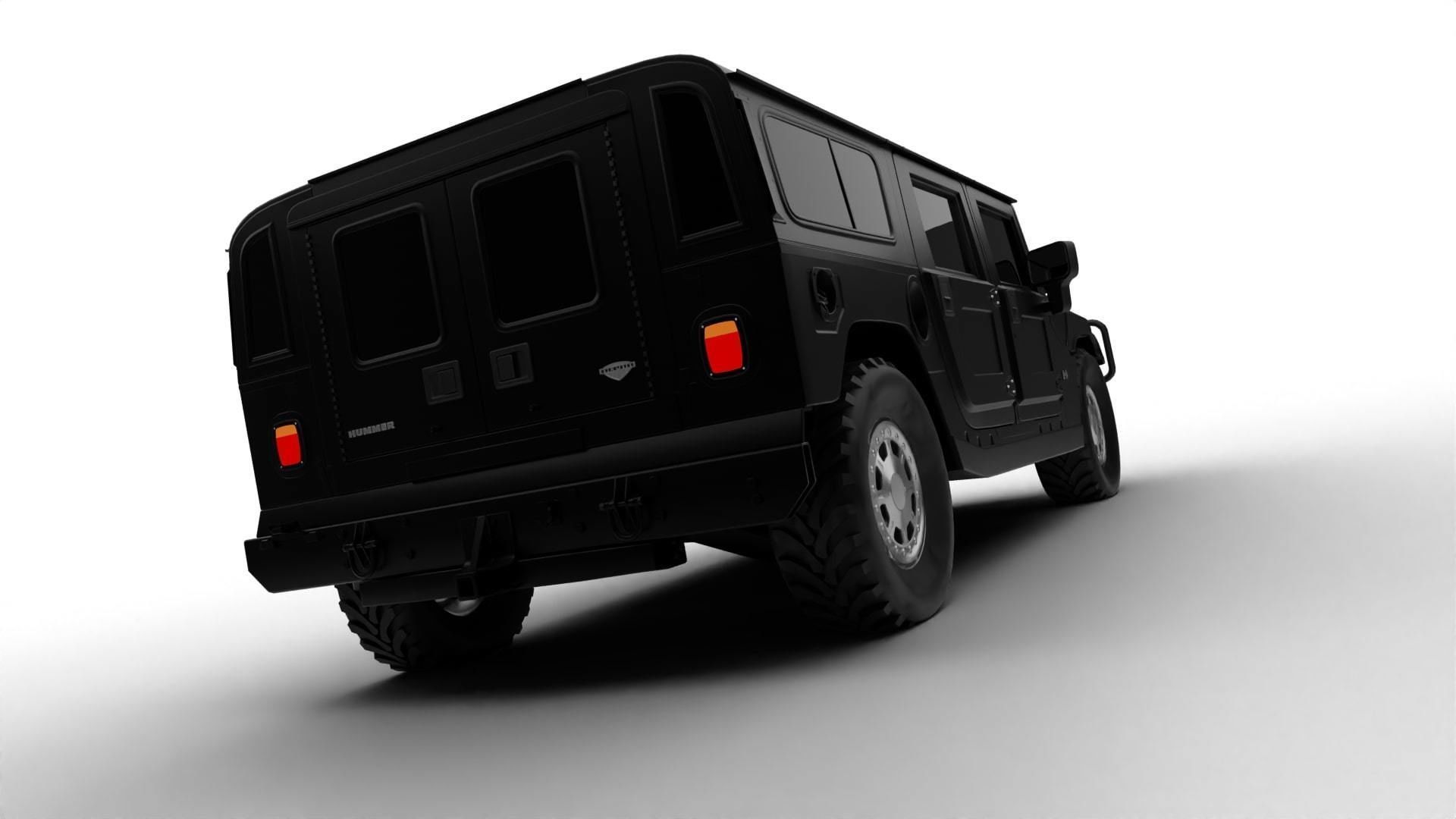 Hummer H1 3D model_5