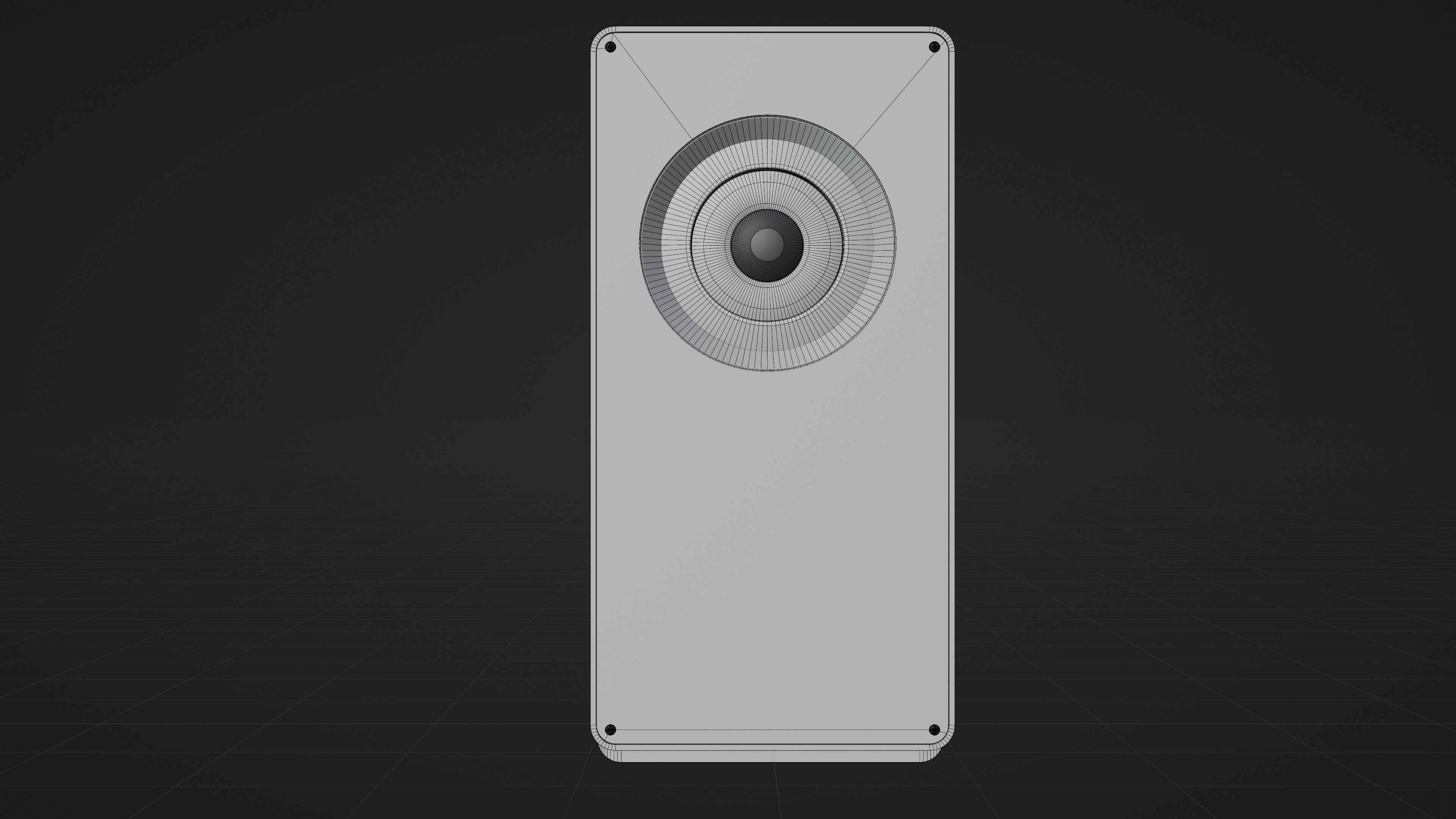 Speaker box Free low-poly 3D model_5