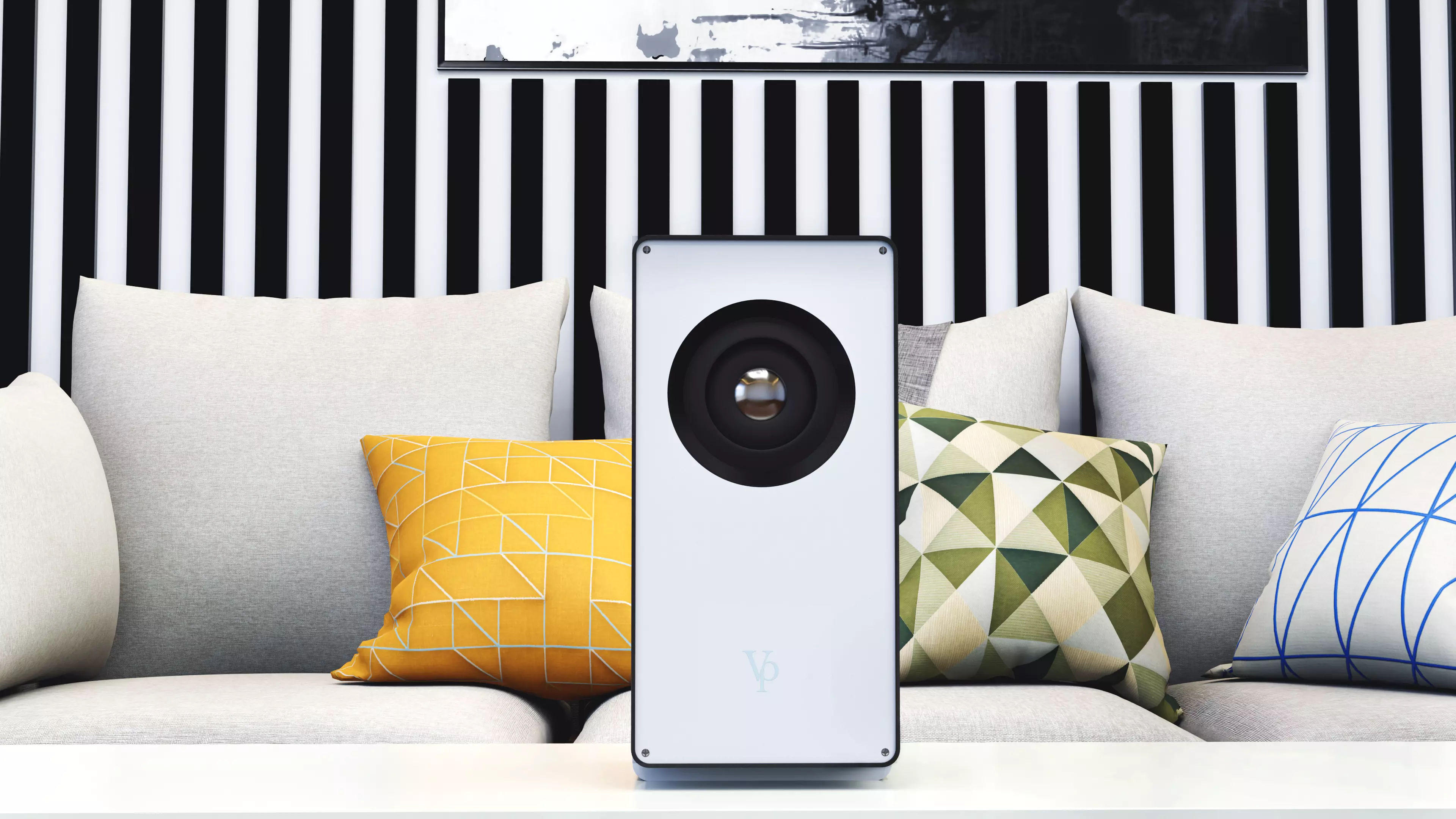 Speaker box Free low-poly 3D model_0