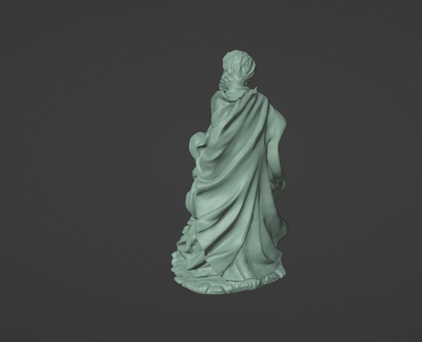 Birth of Jesus Christmas Crib 3D print model_2