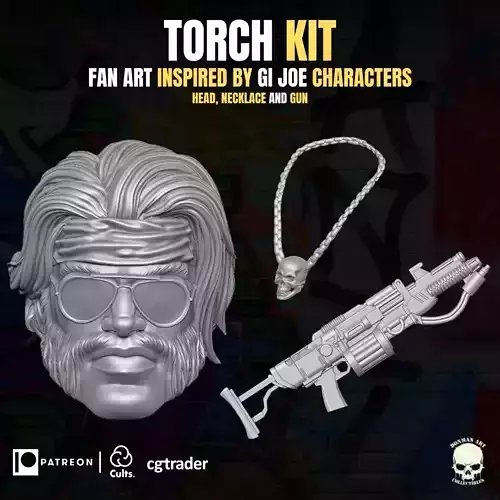 Torch Kit  GI Joe Fan Art for action figures