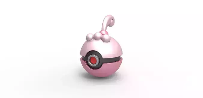 Happiny orb 3D print model