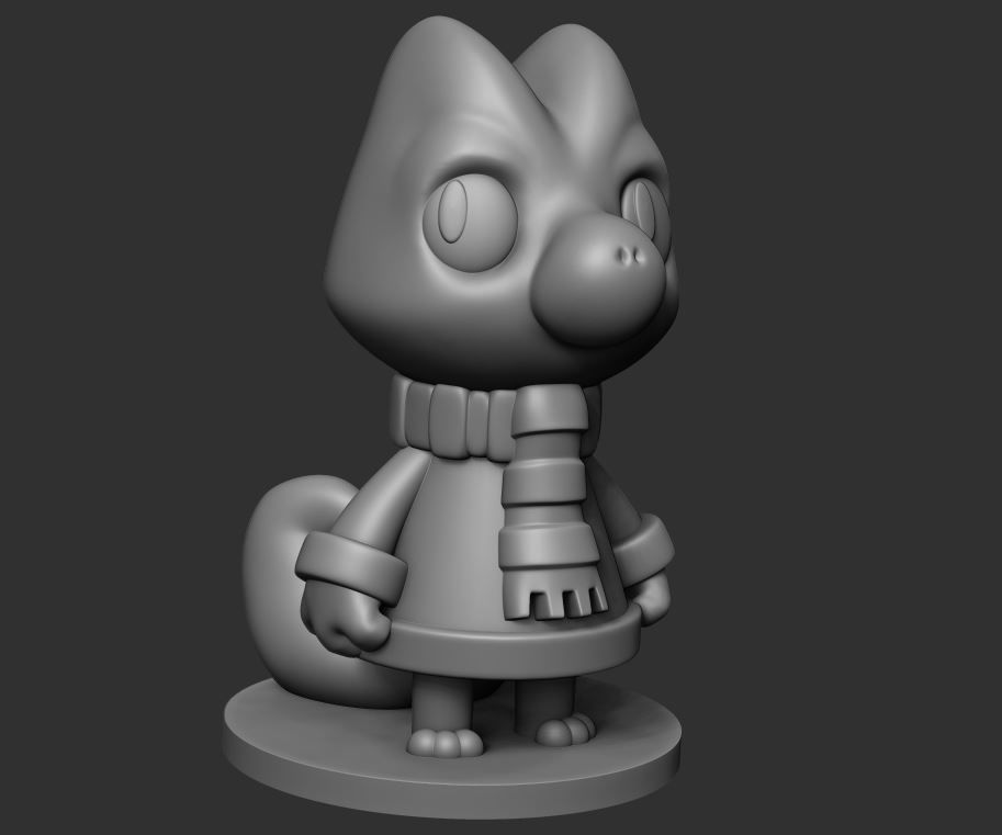 Treecko Christmas Pokemon 3D print model_1