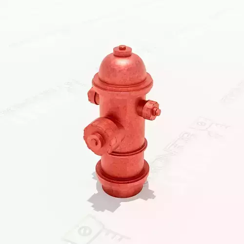Street Hydrant 3D Model FREE