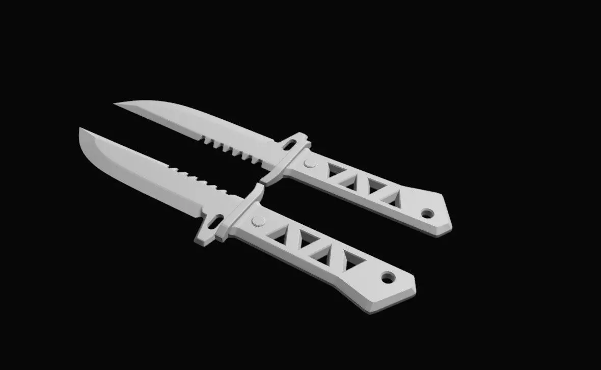 Xenohunter Knife 3D print model_0