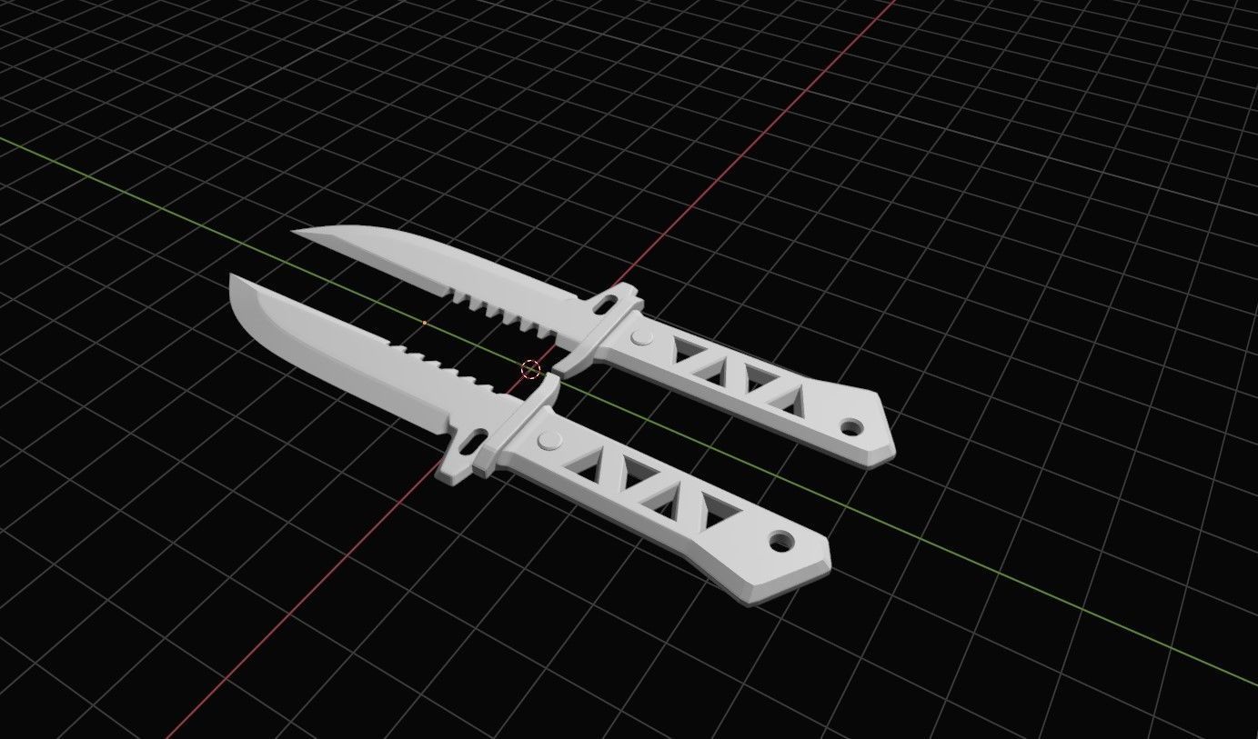 Xenohunter Knife 3D print model_3