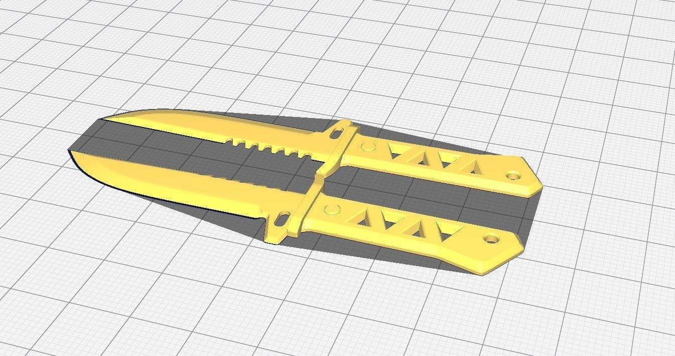 Xenohunter Knife 3D print model_4