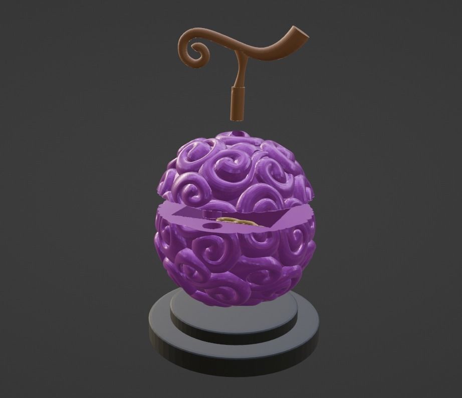 Jewelry Box Gomu Gomu no mi devil fruit from One Piece 3D print model_6