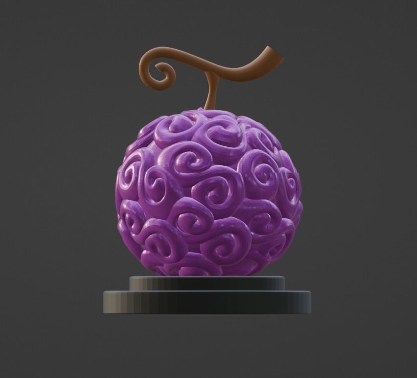Jewelry Box Gomu Gomu no mi devil fruit from One Piece 3D print model_2